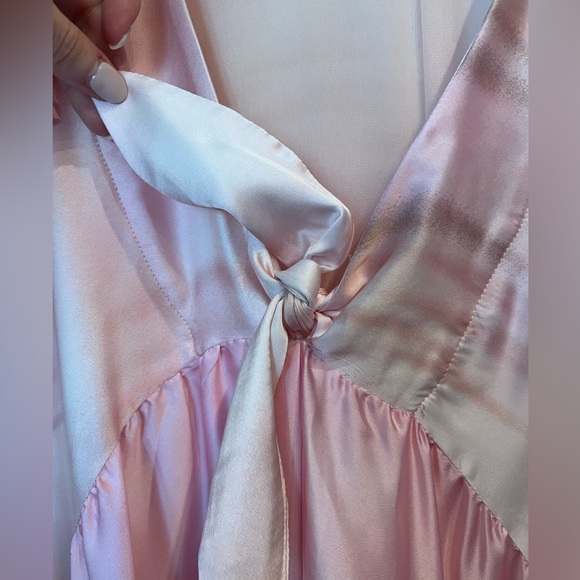 Buddy Love Pink Dip Dyed Caftan Dress SIZE M/L - Picture 5 of 5